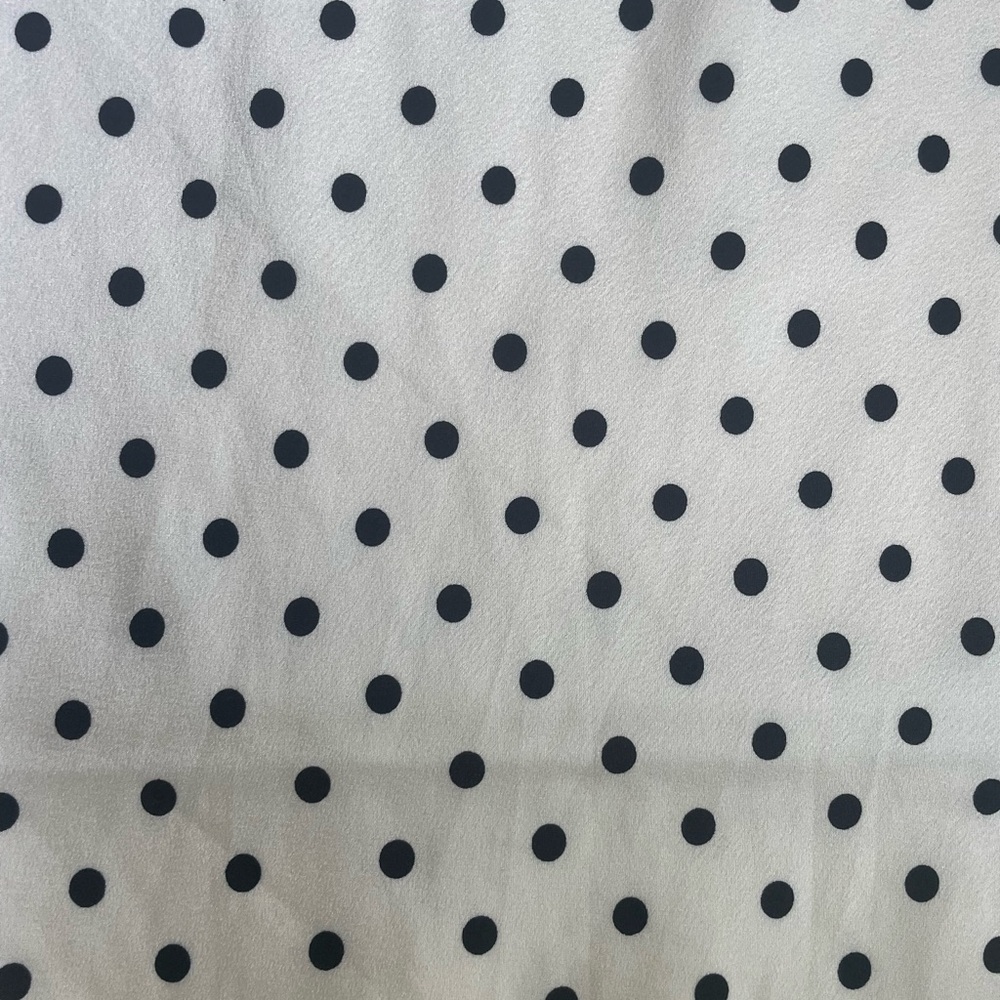 Elegant Black and White Polka Dot Dress size S - Picture 3 of 10